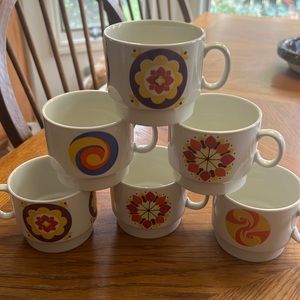 Vintage coffee cups